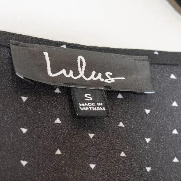 Lulu's Farah Black Print Midi Wrap Dress - Picture 8 of 15